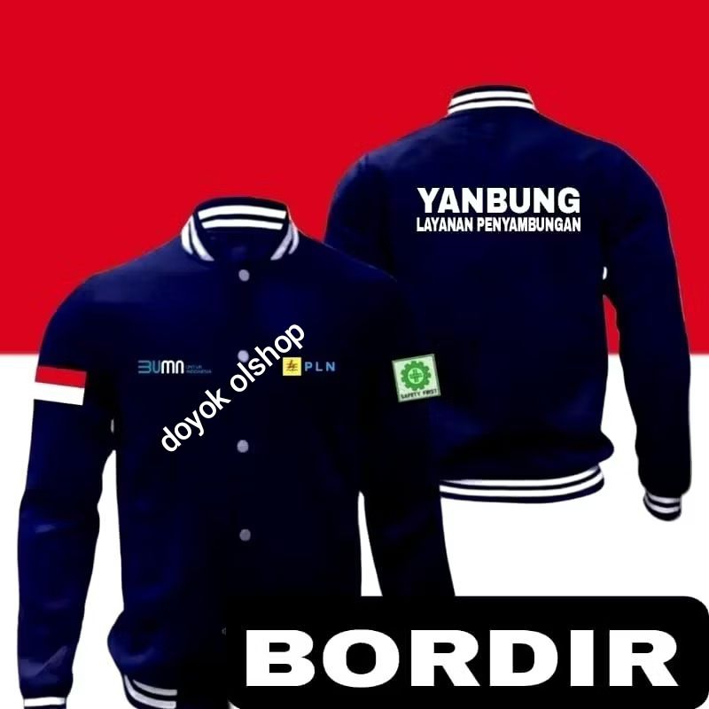jaket BUMN pln jaket baseball BUMN pln jaket versity BUMN pln jaket bordir BUMN pln seragam BUMN pln