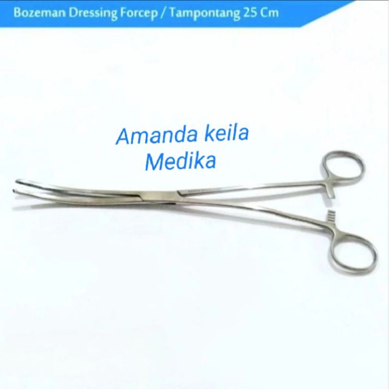 Bozemann Dressing Forceps 25cm Marwa / Tampontang 25cm Marwa