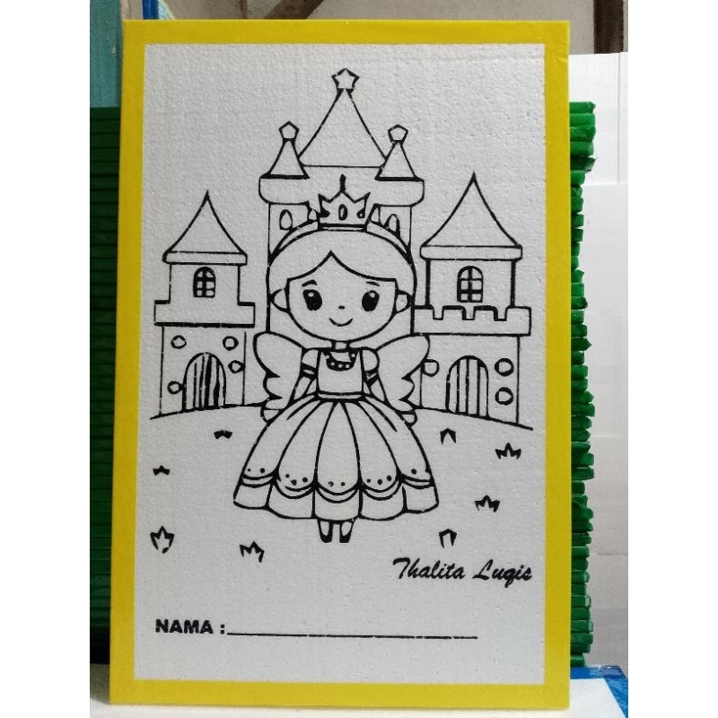 

25 pcs ukuran 33*50 maenan mewarnai termurah