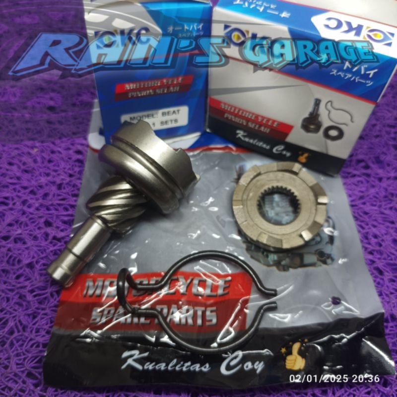 KC GIGI PINION SELAH HONDA BEAT KARBU BEAT 110 KARBURATOR SPACY LAMA OLD KARBU GIGI ENGKOL KICK STAT