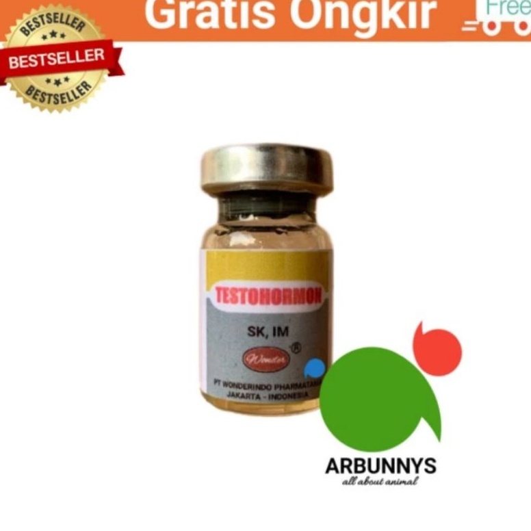 Restock Testohormon untuk hewan penggacor burung 2ml