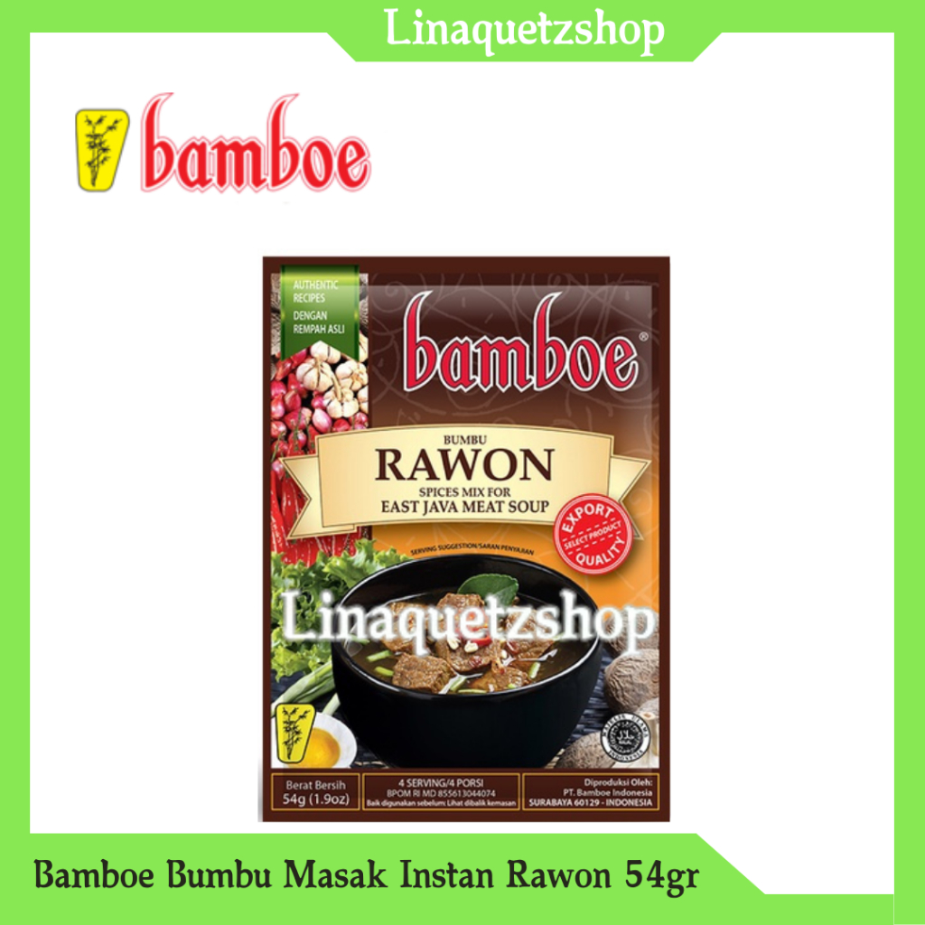 

BAMBOE Bumbu Masak Instan Rawon 54gr