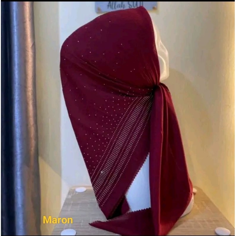 SEGI EMPAT PAYET  TABUR SWAROVSKI ||  Segi empat payet Swaroski || segi empat payet mewah