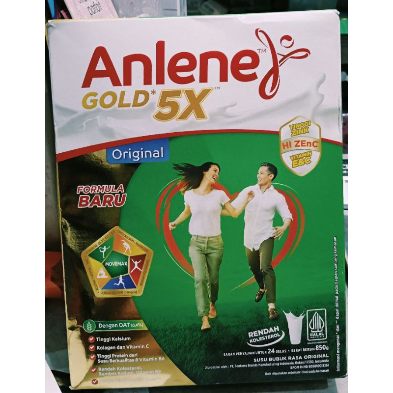 

anlene gold 5x original 850g