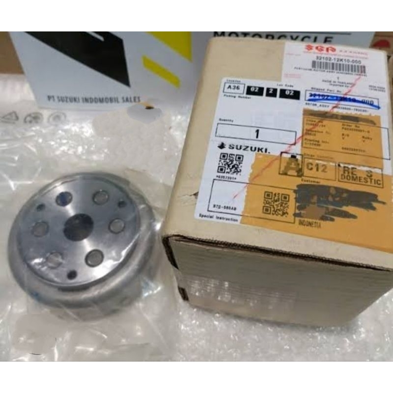 rotor assy magneto 32102-25G Magnet rumah spull spul Suzuki Satria Fu karbu CBU CKD SCD BARONG FACEL