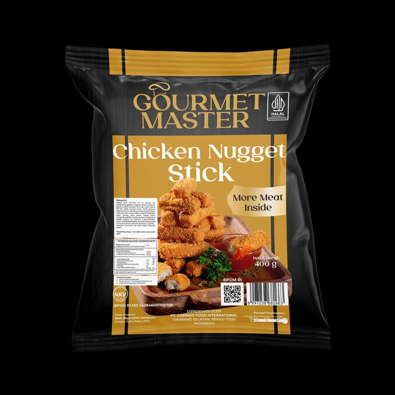 

Gourmet master nuget stik 400 gr