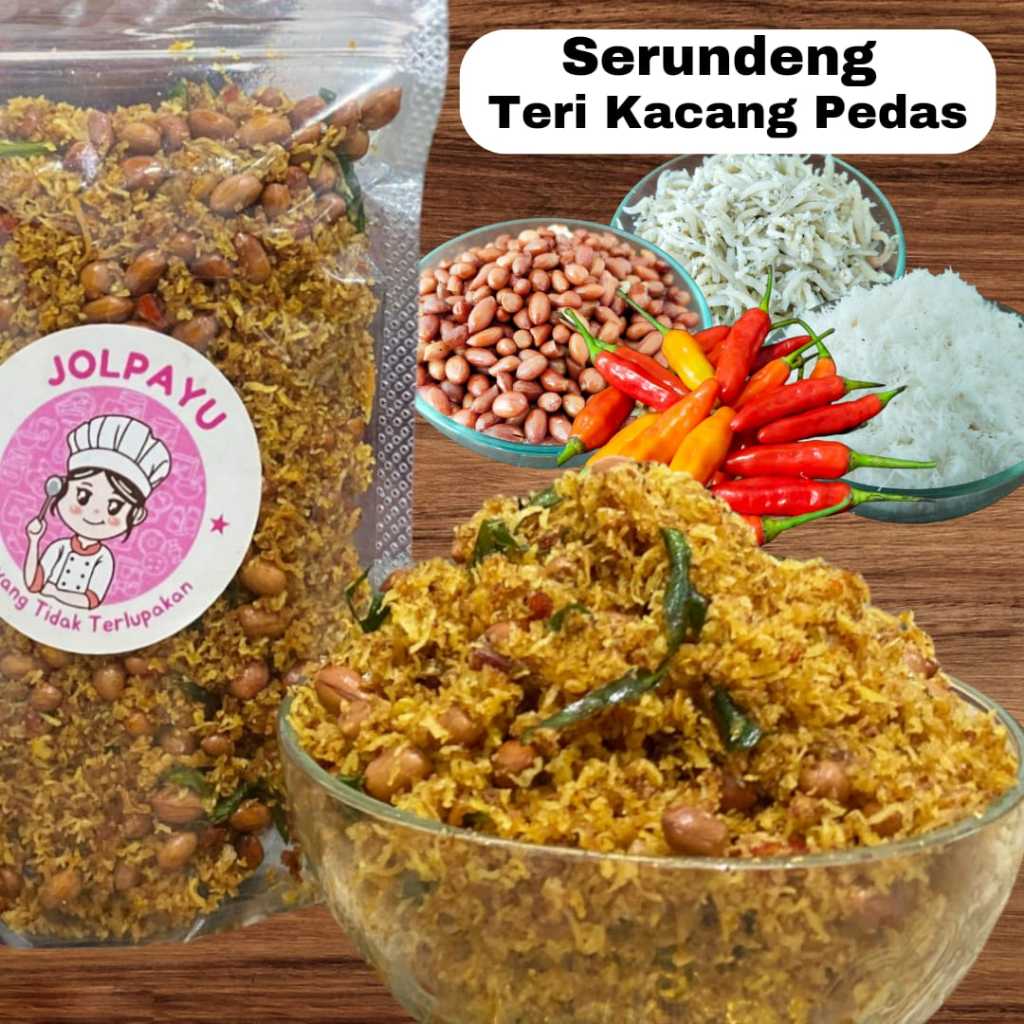 

Serundeng Kelapa Serundeng Teri Kacang Pedas Manis Original Halal