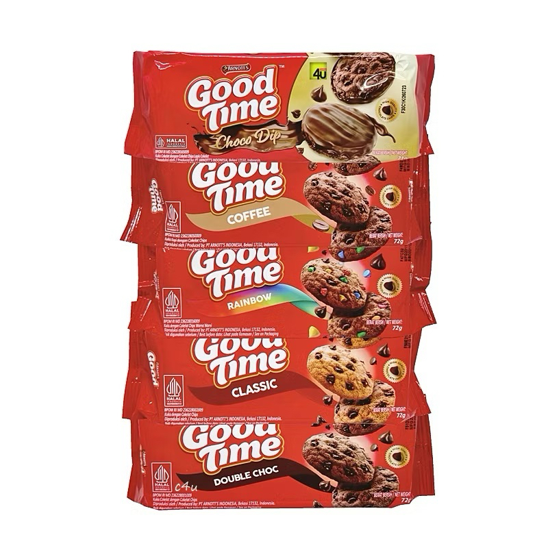 

Good Time - Chocochips Cookies Pack - 72 gr