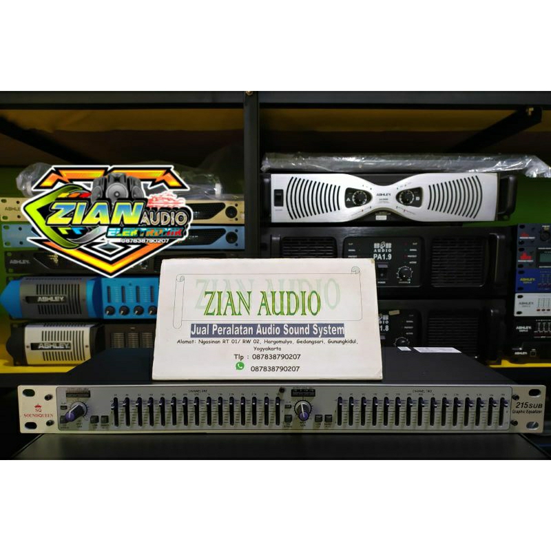 Equalizer soundqueen 215 output subwoofer Original