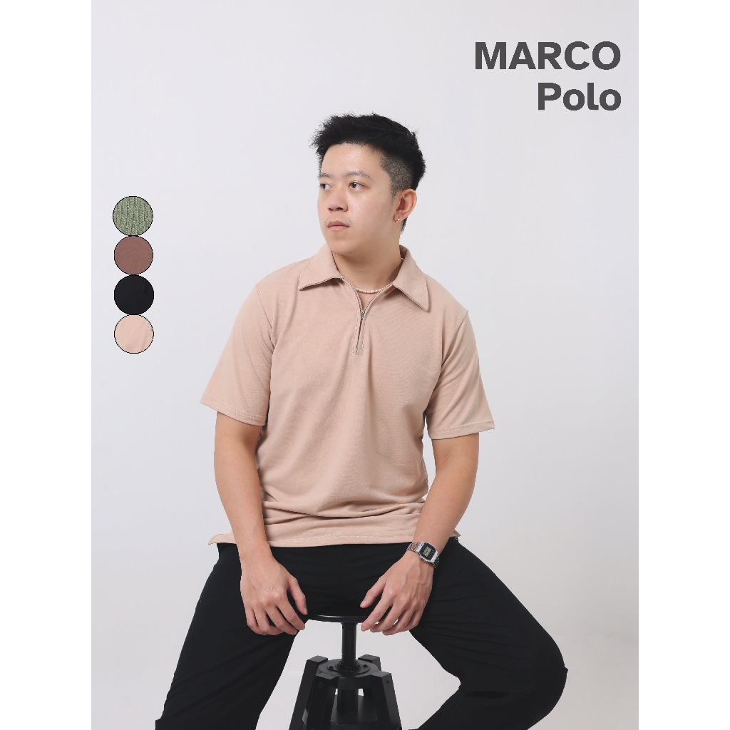 ESWA - Marco Polo Zipper / Polo zipper / Polo sleting / Polo Baby Terry / Polo Korea / Polo Kekinian