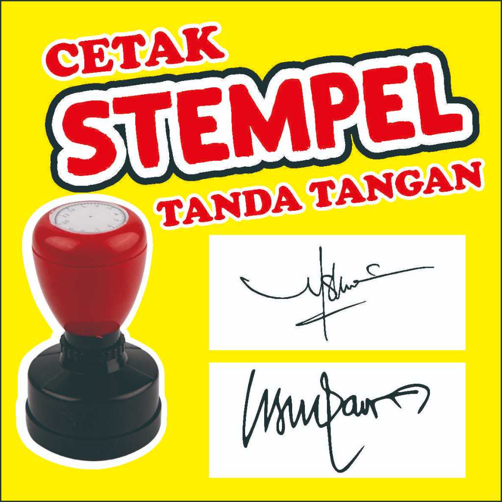 

Cetak Stempel Tanda Tangan