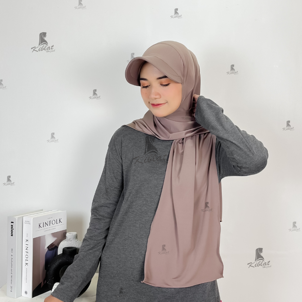 Pasmina Topi I Pasmina Sporty Topi Jersey Premium I Hijab Sport Dewasa