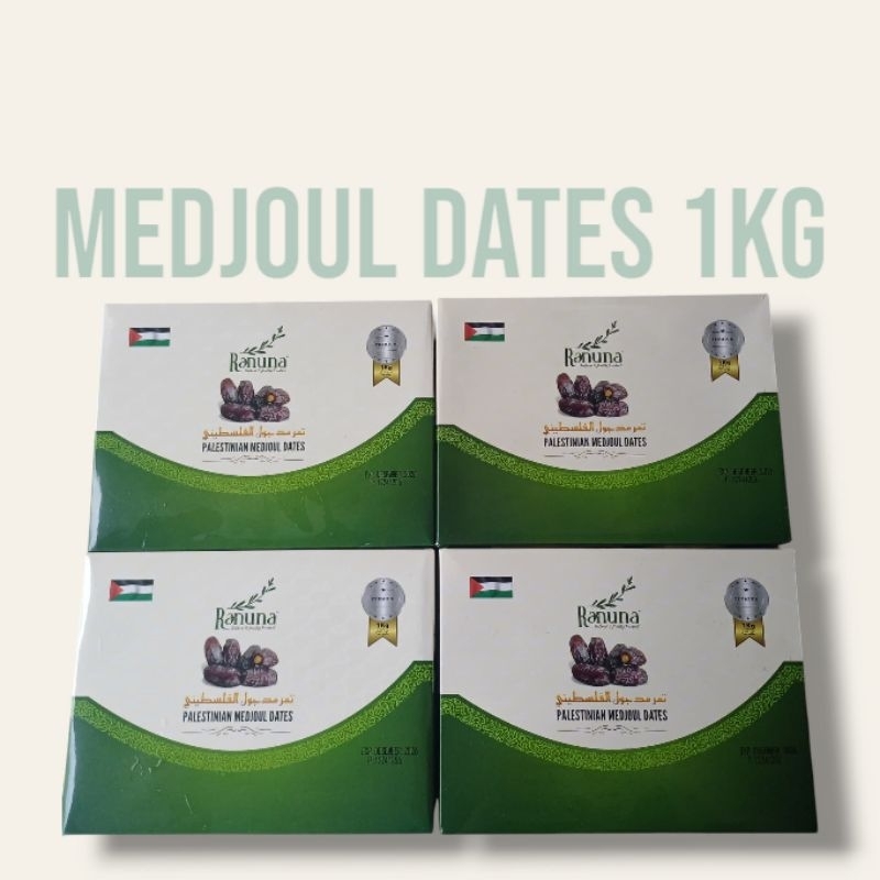 

Kurma Ranuna Medjoul Dates 1kg Jumbo Orginal premium high quality