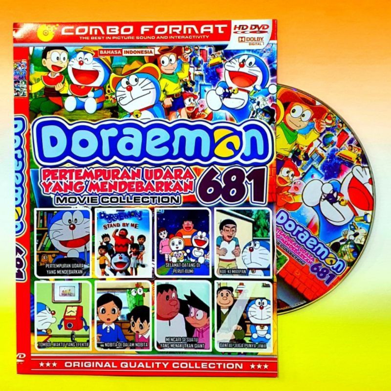 Kaset koleksi kartu anak doraemon