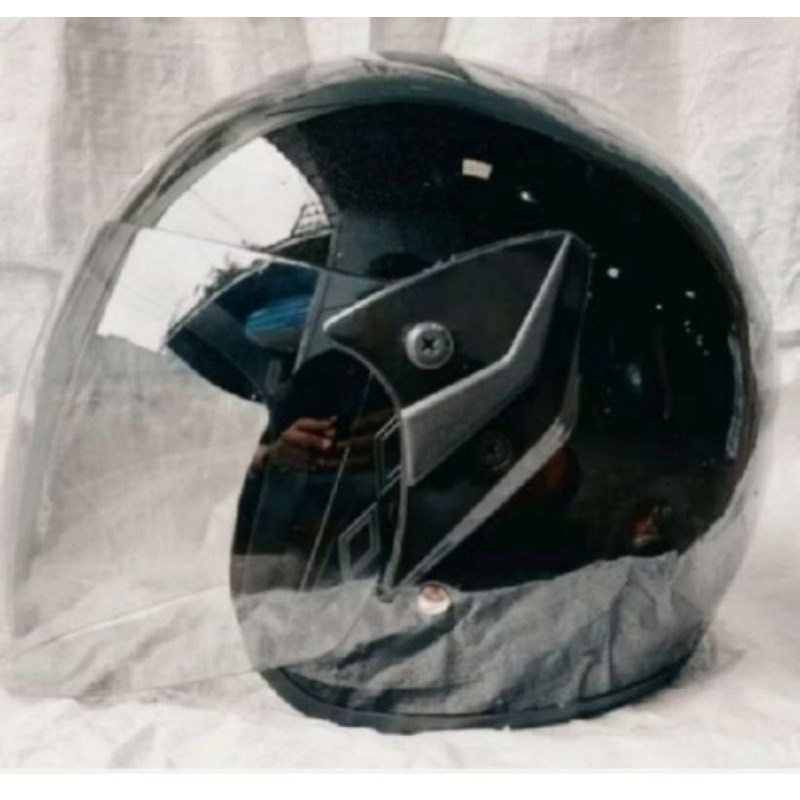 hot deals helm cen cen kop polos untuk dewasa ukuran m sedang pria wanita sni