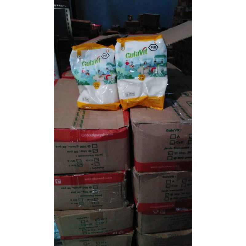 

GULAVIT isii 20kg kemasan 1kg dan sembako lainnya
