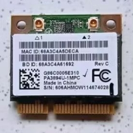 Wifi card laptop toshiba satellite L730 L735 L735D L740 L745 L745D Atheros AR5B195 Combo (Wifi + Blu