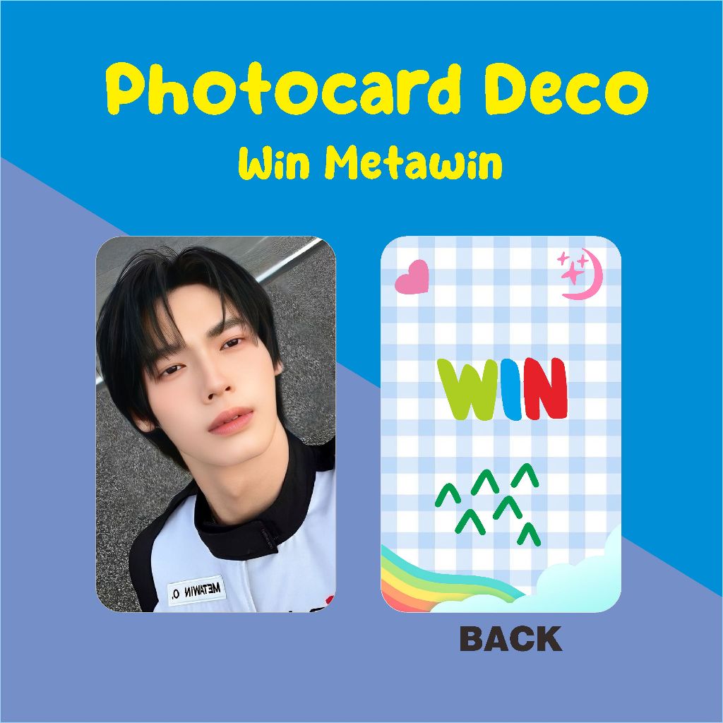 photocard win metawin laminasi