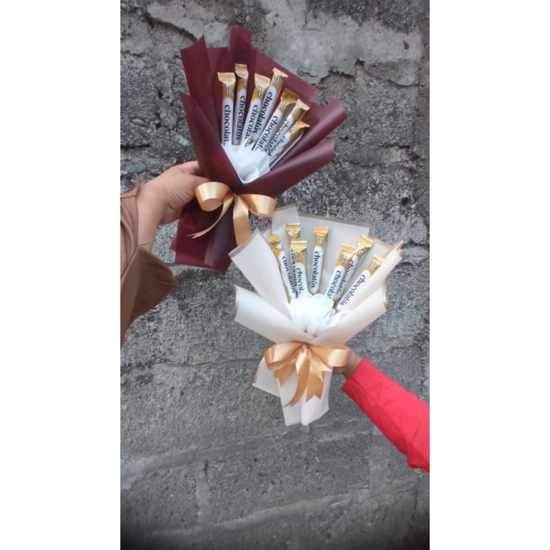 

buket coklat chocolatos hadiah wisuda / buket snack