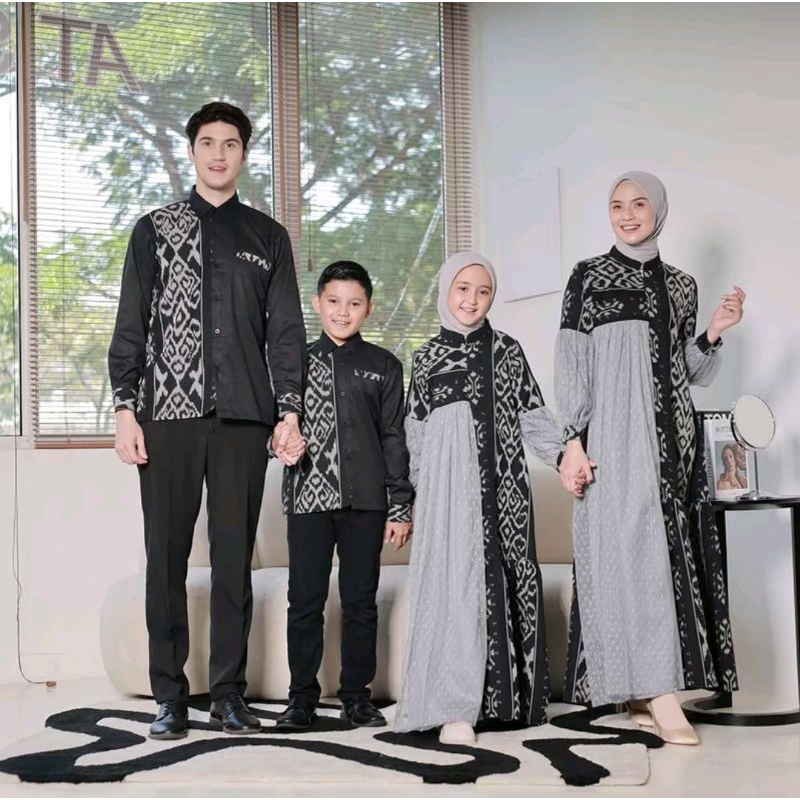 READY STOCK GAMIS RAYA SET KELUARGA GAMIS KELUARGA HAJATAN