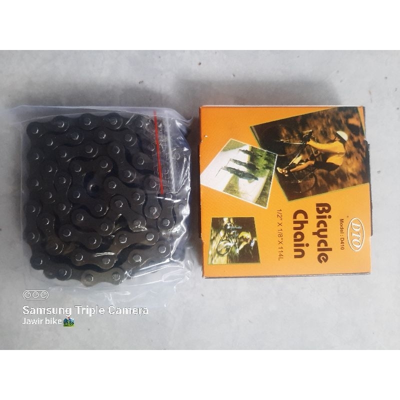 Rantai Sepeda DTO 114L Rantai Single Speed Sepeda BMX Sepeda Anak Minion Fixie
