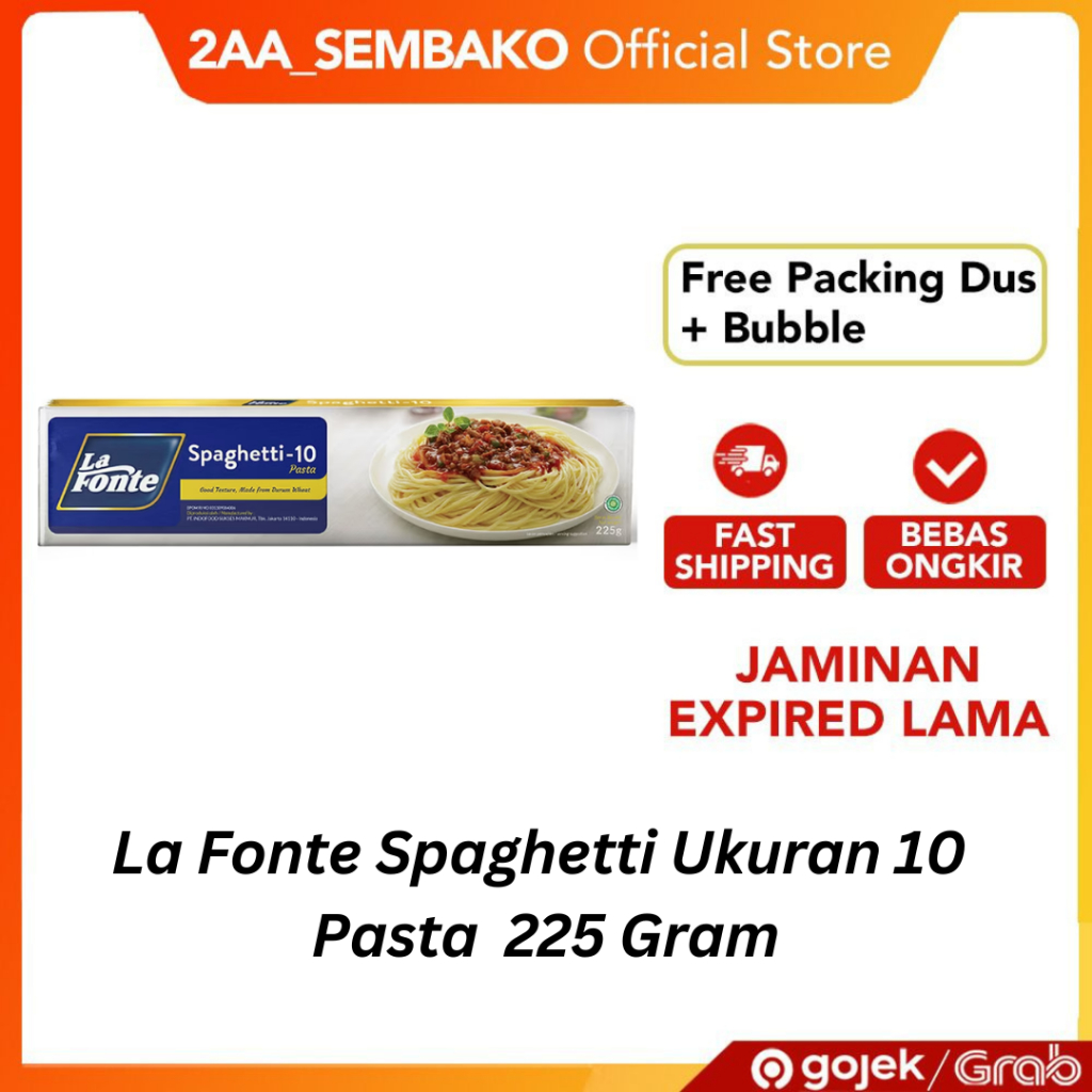 

La Fonte Spaghetti-10 Pasta 225 Gram