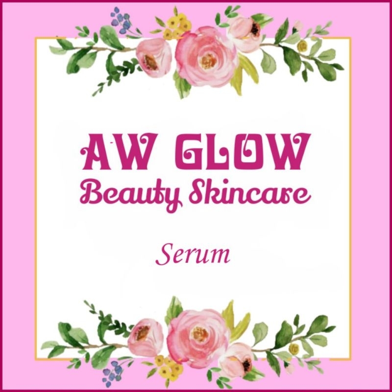 

(ISI 100 PCS) STICKER SKINCARE CUSTOM NAMA