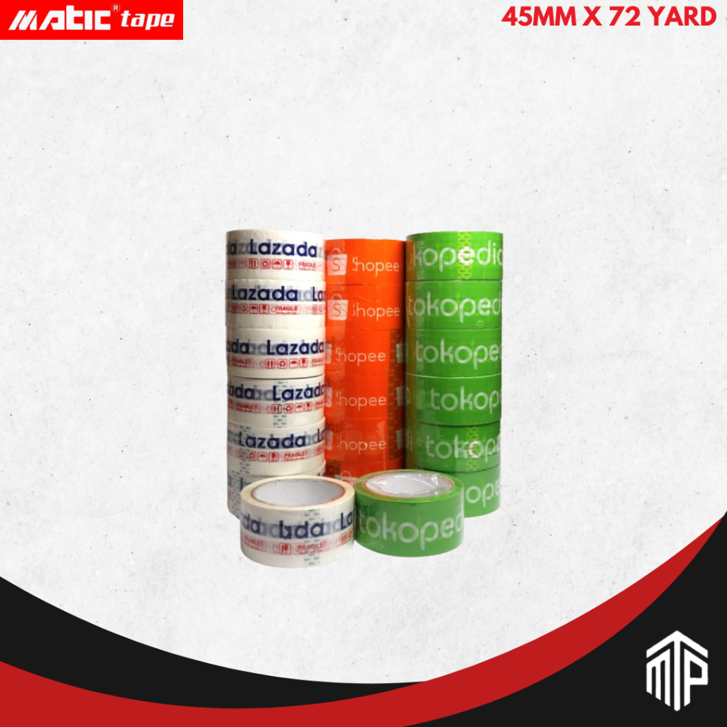 

LAKBAN ONLINE SHOP 45MM X 72 YARD - Lakban Bening Lengket - Berkualitas