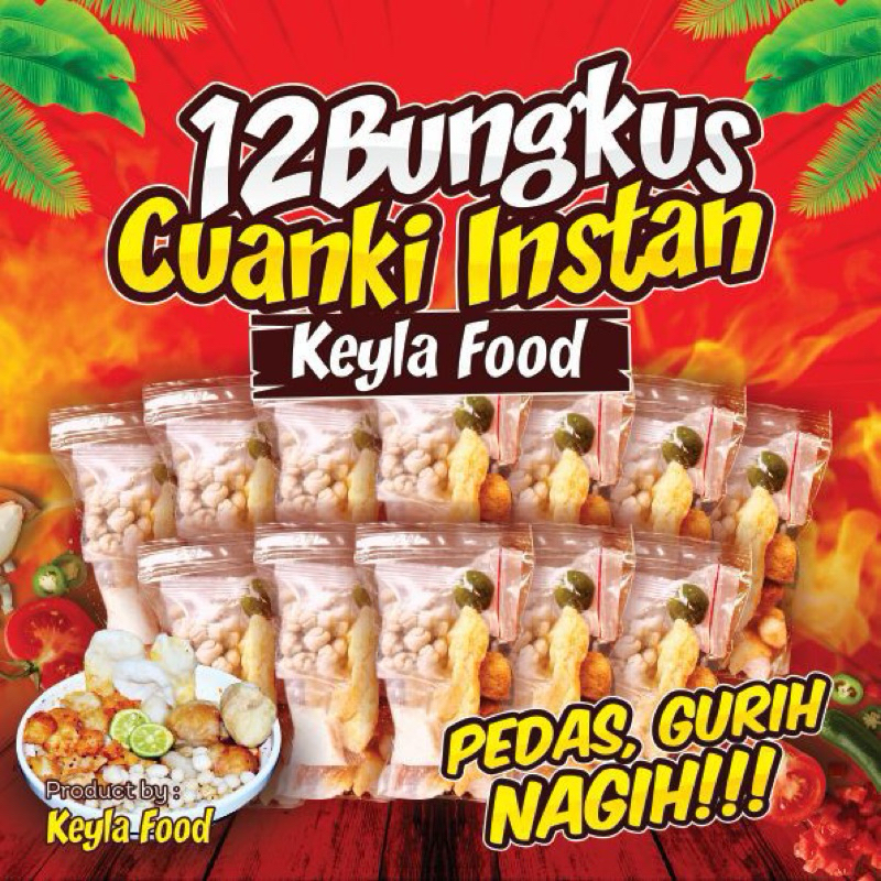 

Cuanki instan 12 Bungkus