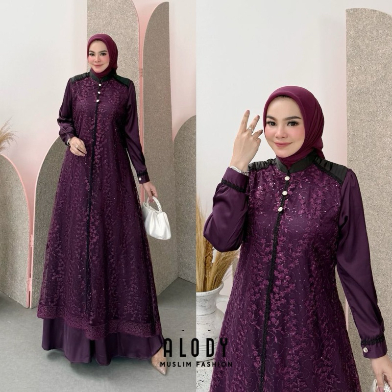 Alody dress Sarah dress - Sarah dress by alody - Gamis alody - Gamis sarah dress