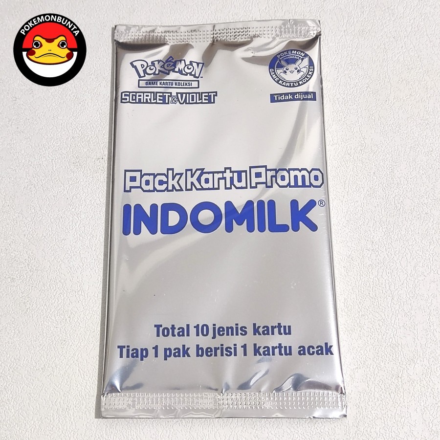 Sealed Pack Kartu Promo INDOMILK POKEMON - Booster TCG Indonesia