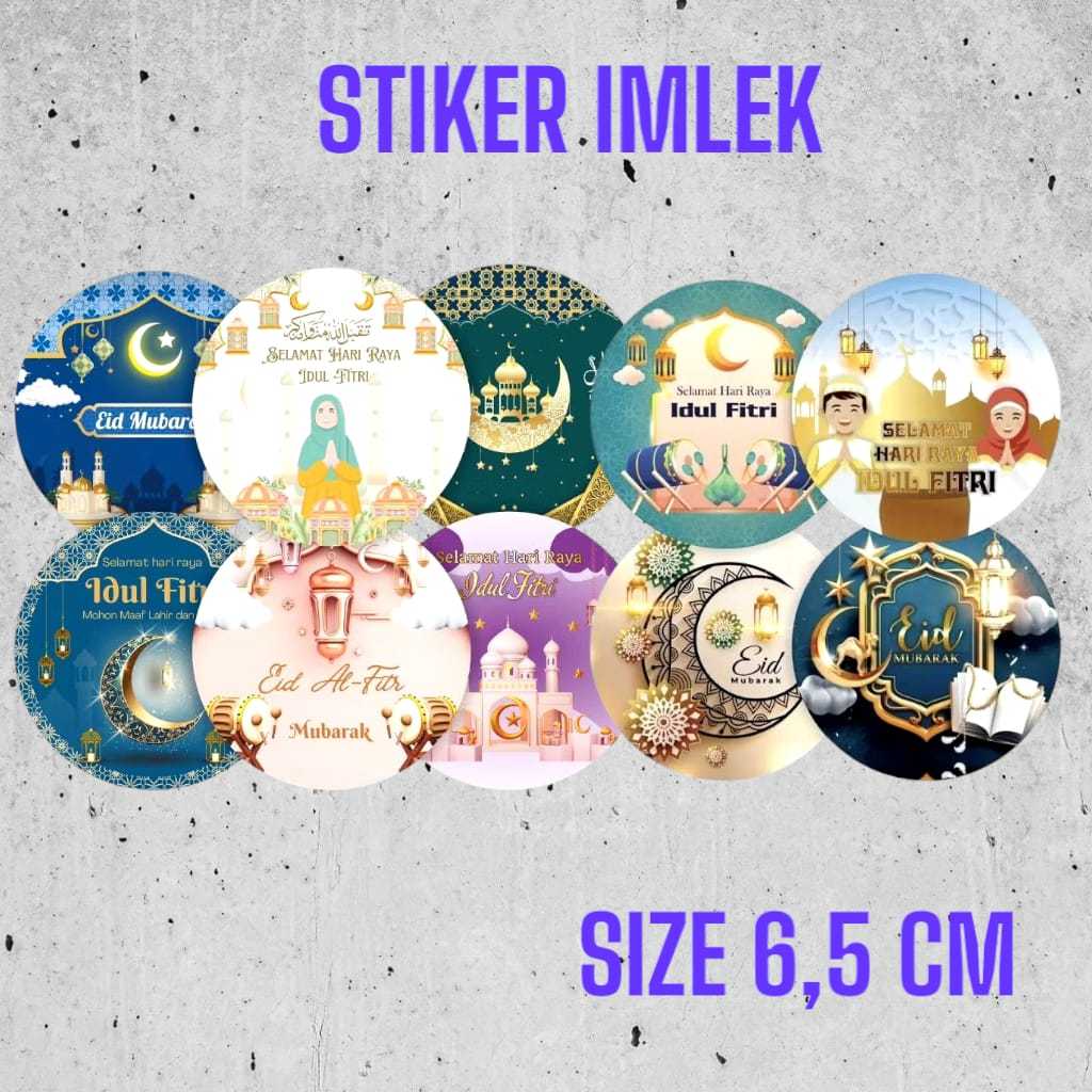 

Stiker Lebaran Sticker Bulat Lebaran Stiker Cromo Lebaran Stiker Kue Idul Fitri