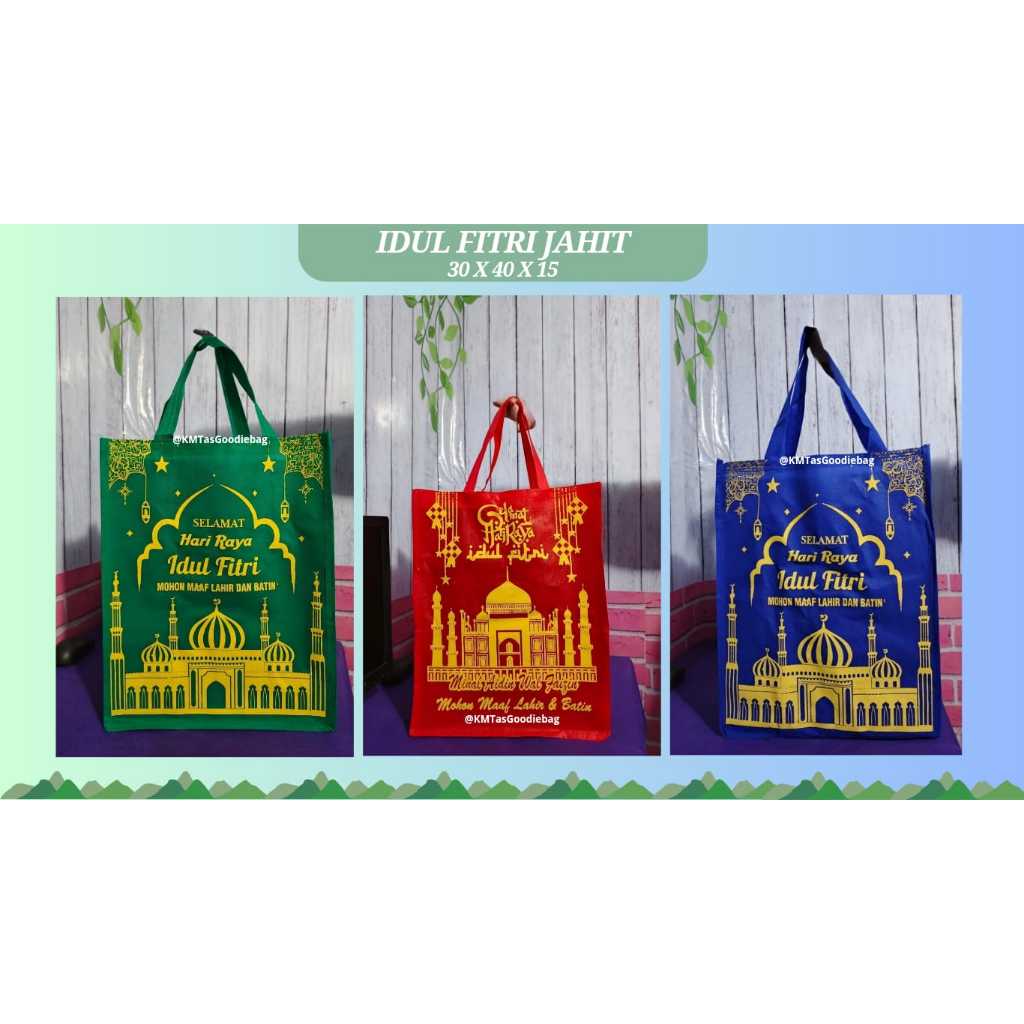 

Tas Goodiebag Idul Fitri / Tas Bingkisan Lebaran tas sembako tas kain goodiebag/PCS