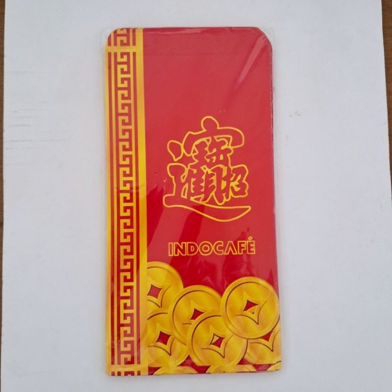 

Kertas Angpao Panjang Indocafe Angpau Amplop Merah