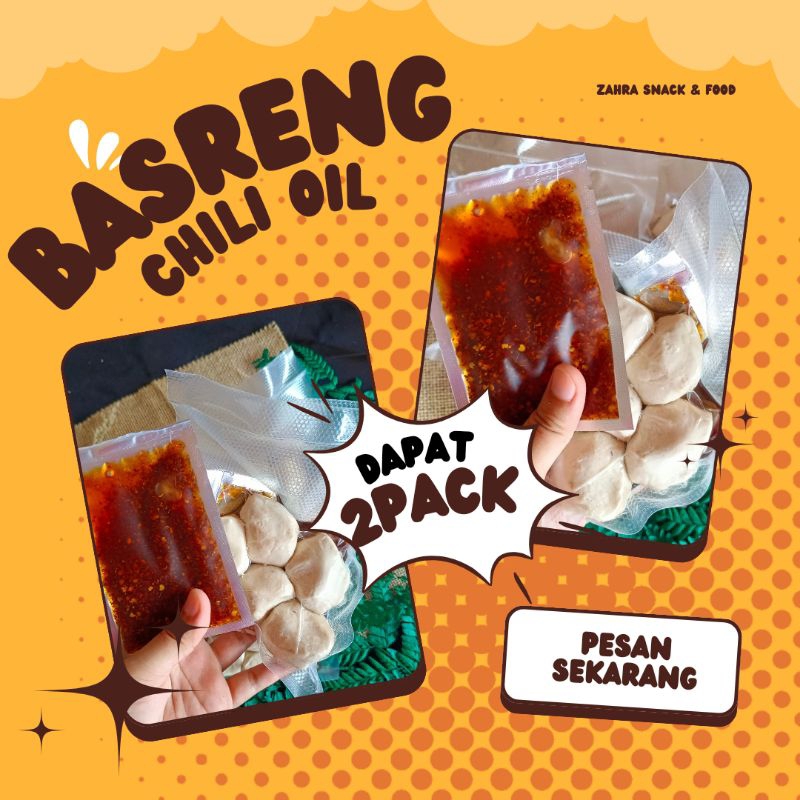 

TERMURAH Basreng Chili Oil dapat 2pack