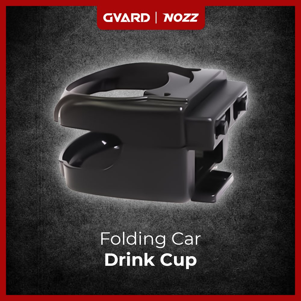 GVARD NOZZ Cup Holder Mobil Tempat Botol Gelas Minuman Mobil Bisa Di Lipat/Hanger Botol Minuman Kurs