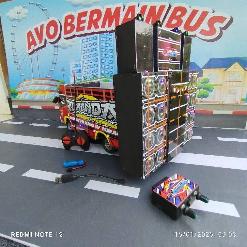 miniatur truk remot control sound horeg / miniatur truk remot control / miniatur truk sound system