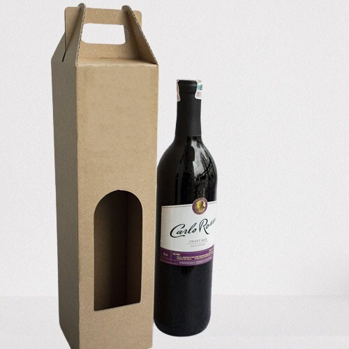 

box jinjing botol wine kardus kemasan soju hampers ukuran Ukuran 8x8x31 cm