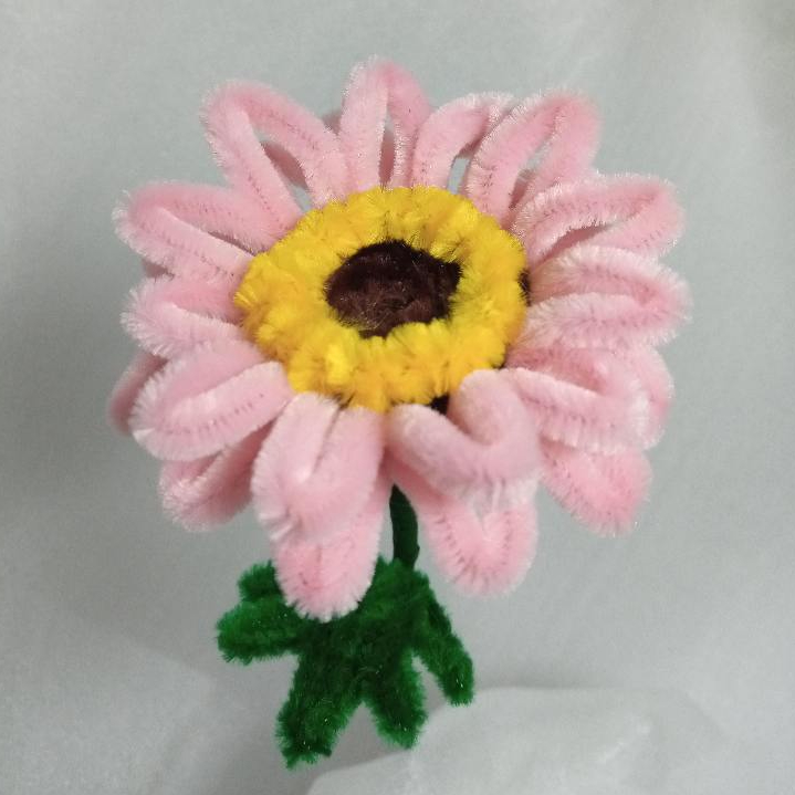 Bunga Garbera 1 Tangkai kawat bulu/kawat bulu/bunga kawat bulu/bunga 1 tangkai Garbera