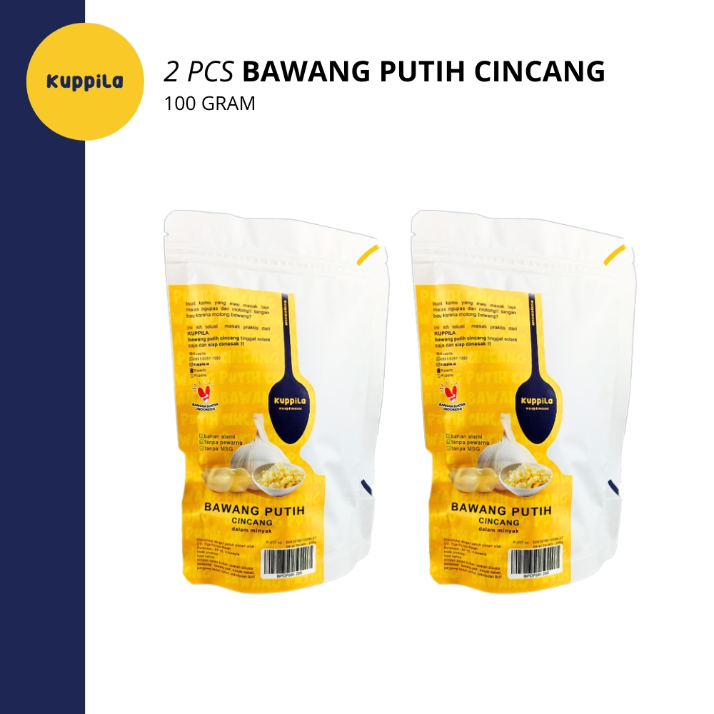 

KUPPILA - Bawang Putih Cincang - 2x100gr