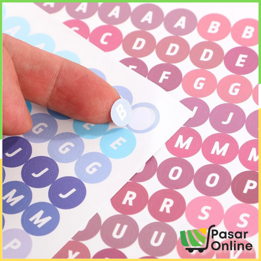 

STICKER ALPHABET HURUF ANGKA DEKORASI PER LEMBAR Y3440