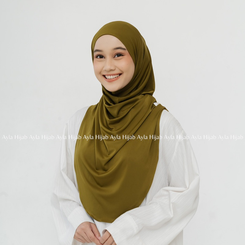 Hijab Instan hijab non pet syar'i Jersey Flora