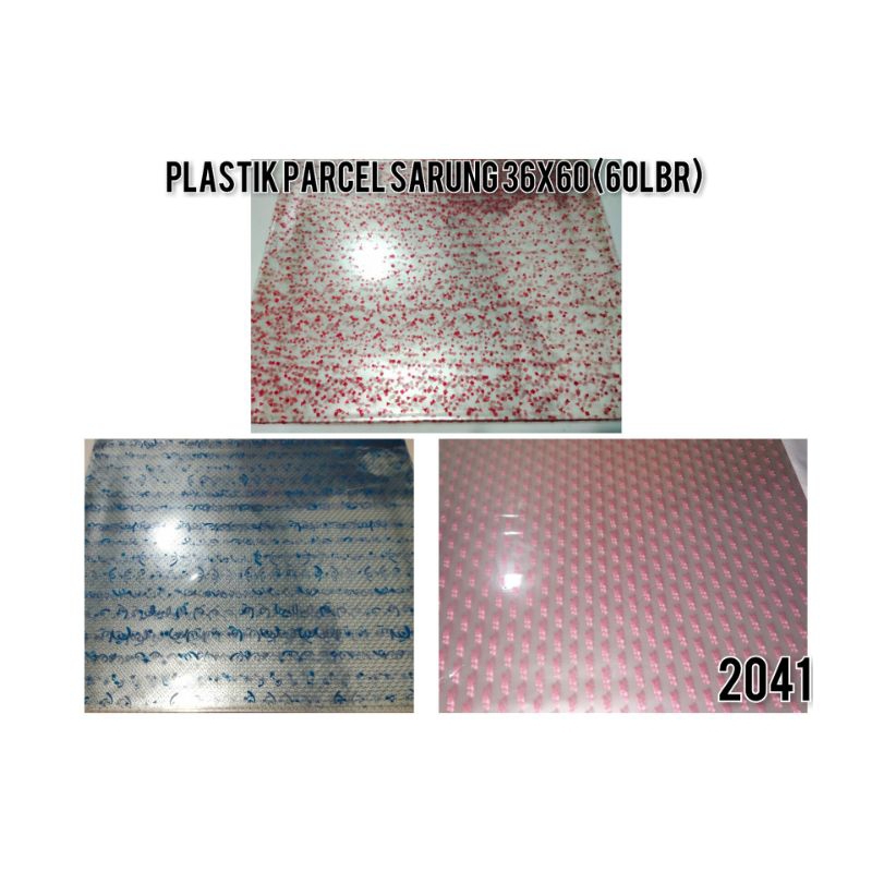 

Plastik parcel Sarung 36x60/Plastik Kado Parcel