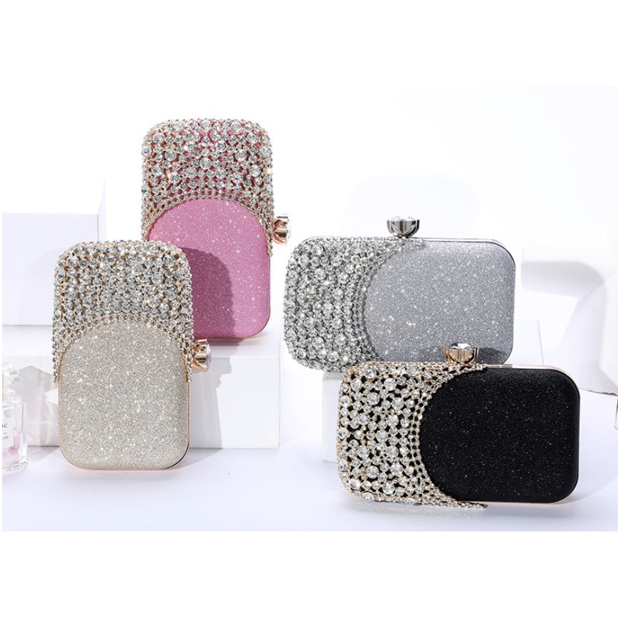 347 Tas Pesta Clutch Pesta Mewah Evening Clutch Bag