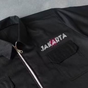 KEMEJA PRIA WANITA ZIPPER [Outfit skena]
