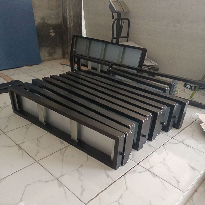 FNy Frame Rauning Teks Ukuran 16x96/ 3 Panel. Untuk P10 SMD/DIP.P5/P5 RGB .Sterobo.