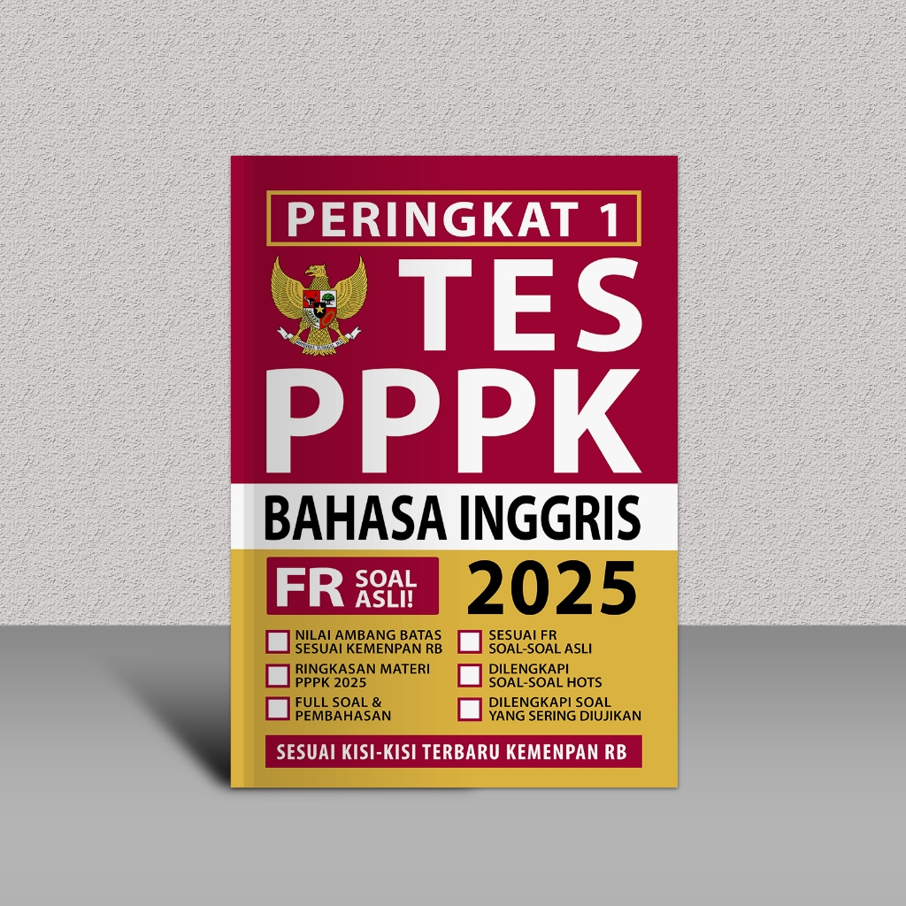 Buku PPPK Guru BAHASA INGGRIS 2025 - Full Soal dan Pembahasan