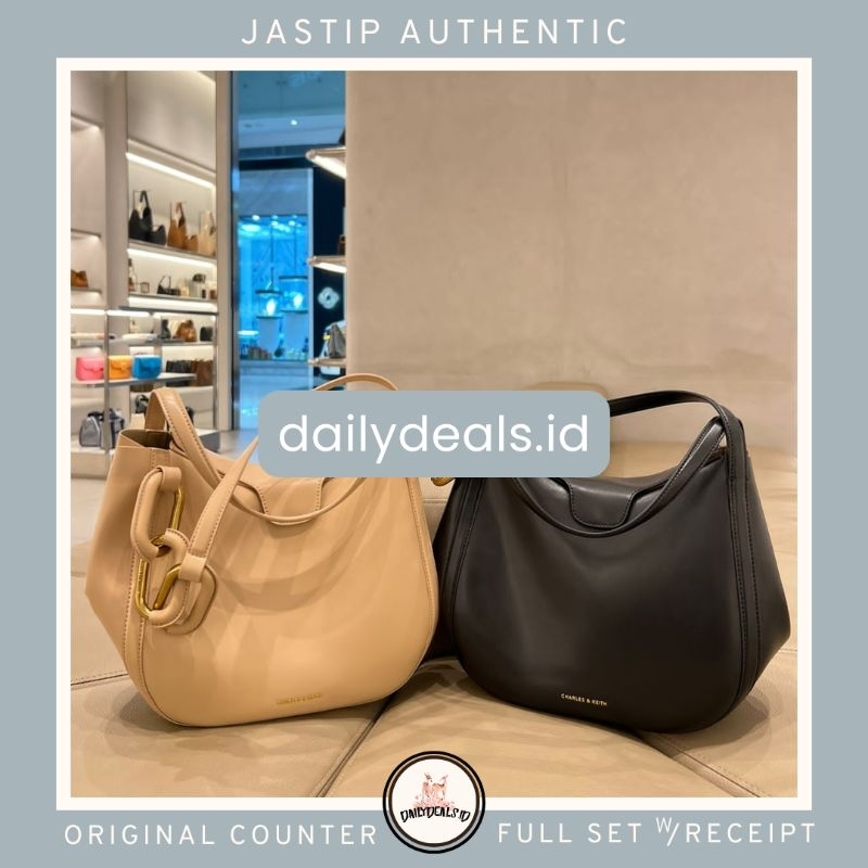 #2-30271454 Kora Metallic - Jast[p] CK ORIGINAL COUNTER ACCENT TOTE BAG TAS SHOULDER CHAIN STORE AUT