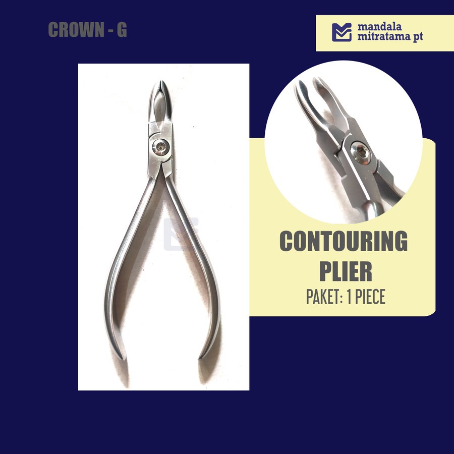 Contouring Plier / How Plier  / Wire Holding Plier / Plier V Shape Dental Instrumen