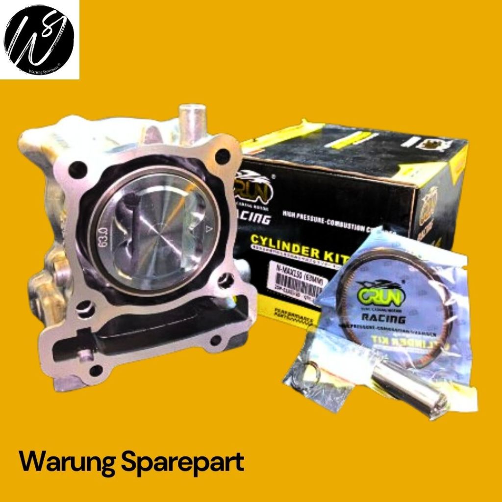 BLOK SEHER KIT RACING AEROX 155 - 63mm - CRUN